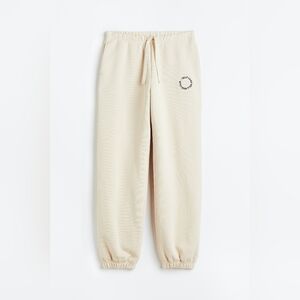 H&M Self care wellness club joggers | New with tags NWT | Cream white | Small S